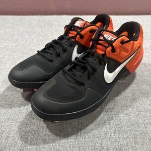 Nike Alpha Huarache Elite 2 Low Baseball Cleats Black Orange Size 14 AJ6873-008